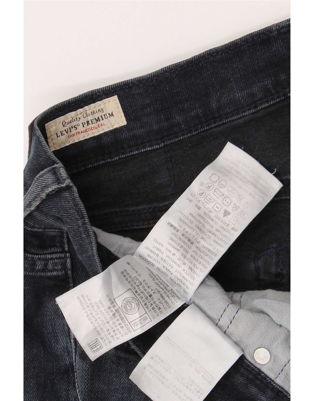 Levi's Mens 511 Slim Jeans W31 L30 Navy Blue Cotton