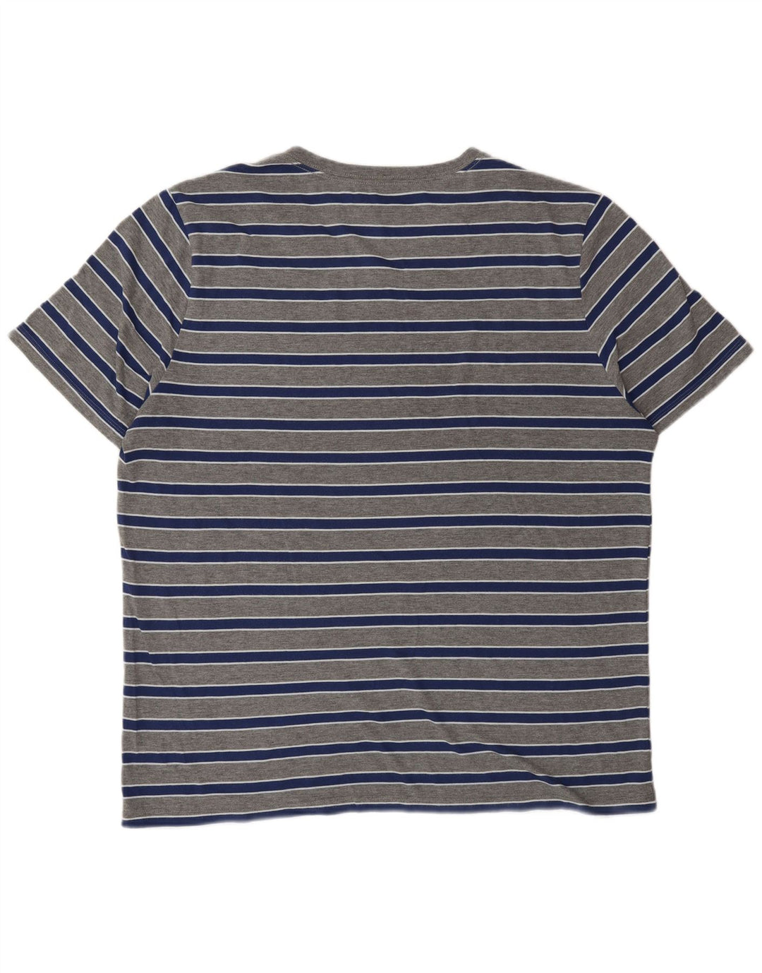 GAP Mens T-Shirt Top XL Grey Striped