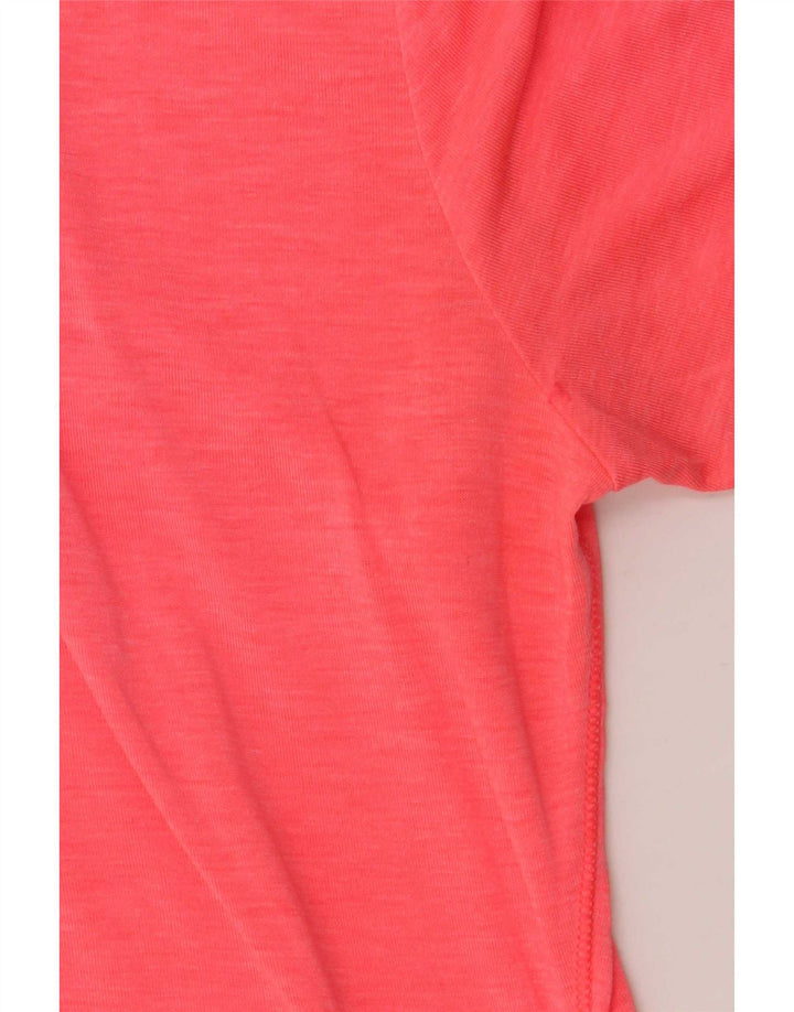 Adidas Womens Polo Shirt UK 10 Small Pink Polyester