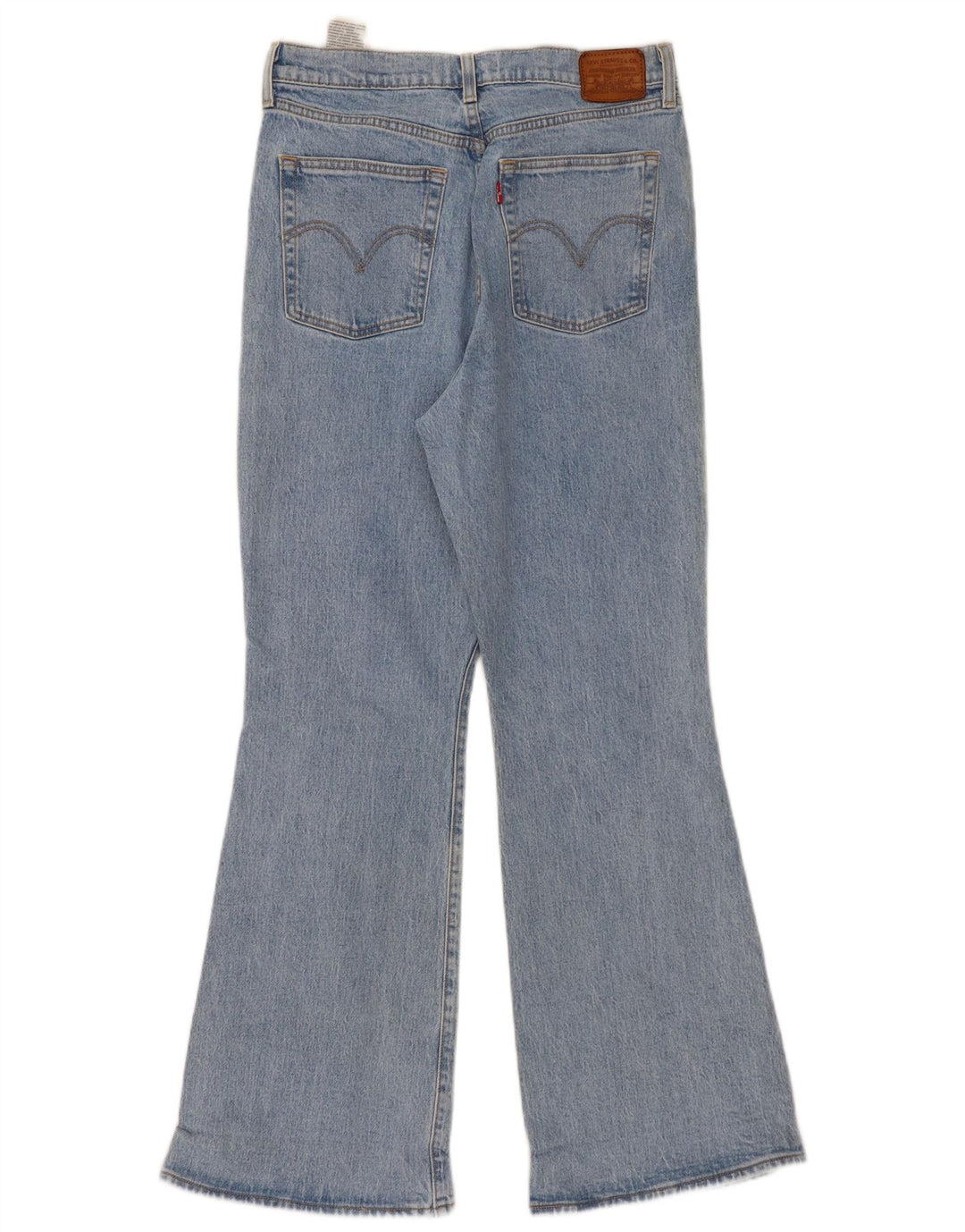 Levi's Womens Ribcage Flared Jeans W31 L32 Blue Cotton