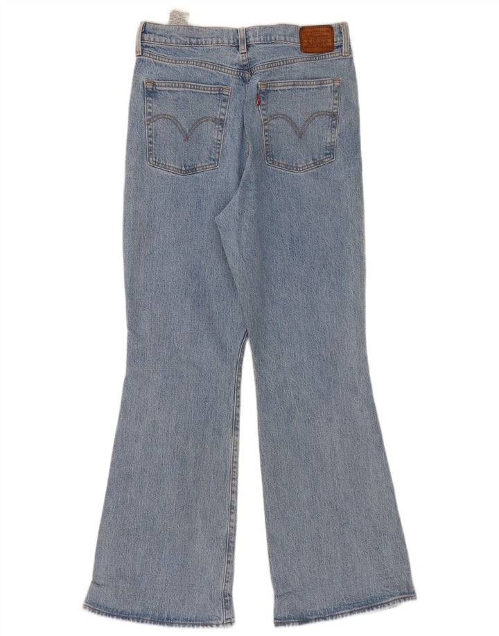 Levi's Womens Ribcage Flared Jeans W31 L32 Blue Cotton