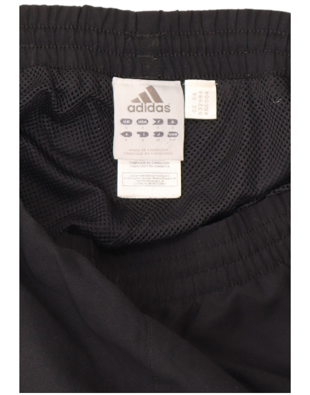 Adidas Mens Capri Tracksuit Trousers Small  Black Polyester