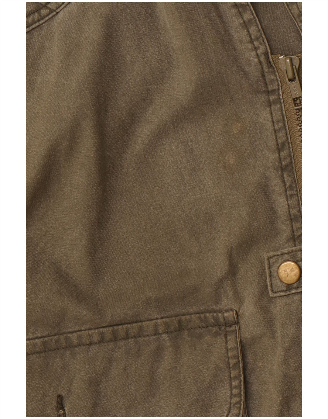 FRANKONIA JAGD  Mens Utility Gilet UK 40 Large Khaki Cotton