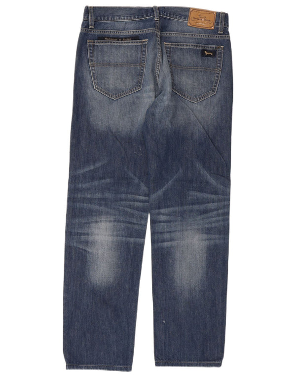 Harmont & Blaine Mens Regular Fit Straight Jeans IT 50 Large W34 L30 Blue