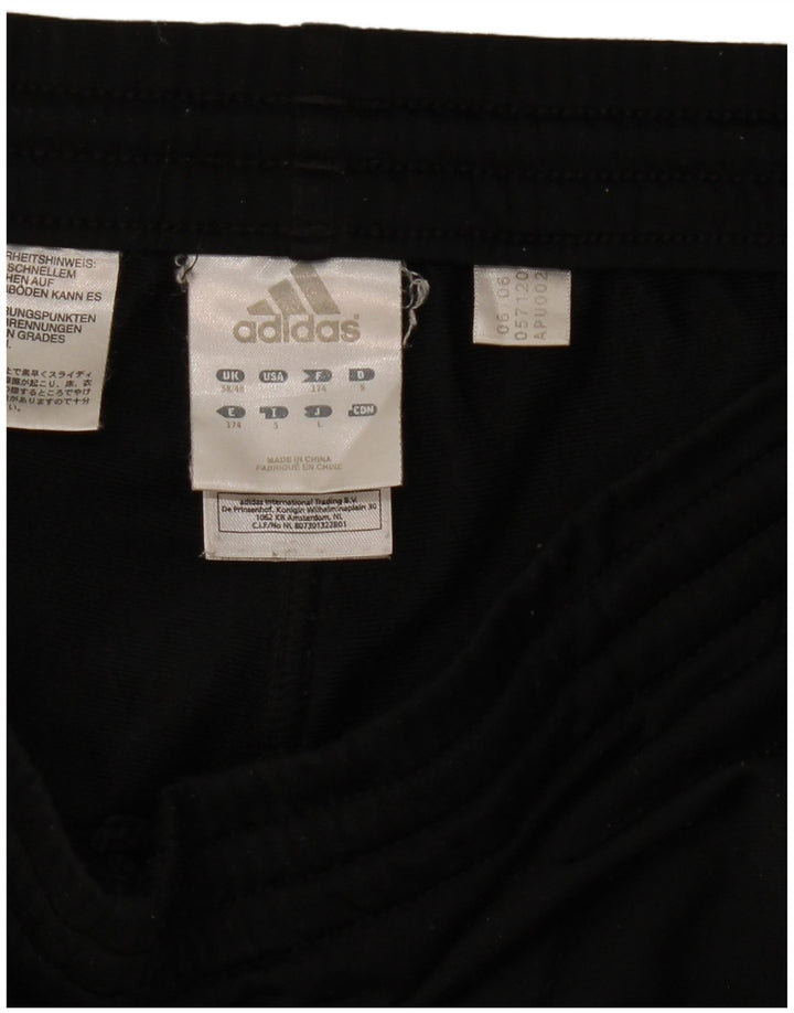 ADIDAS Mens Tracksuit Trousers Joggers UK 38/40 Medium  Black Polyester