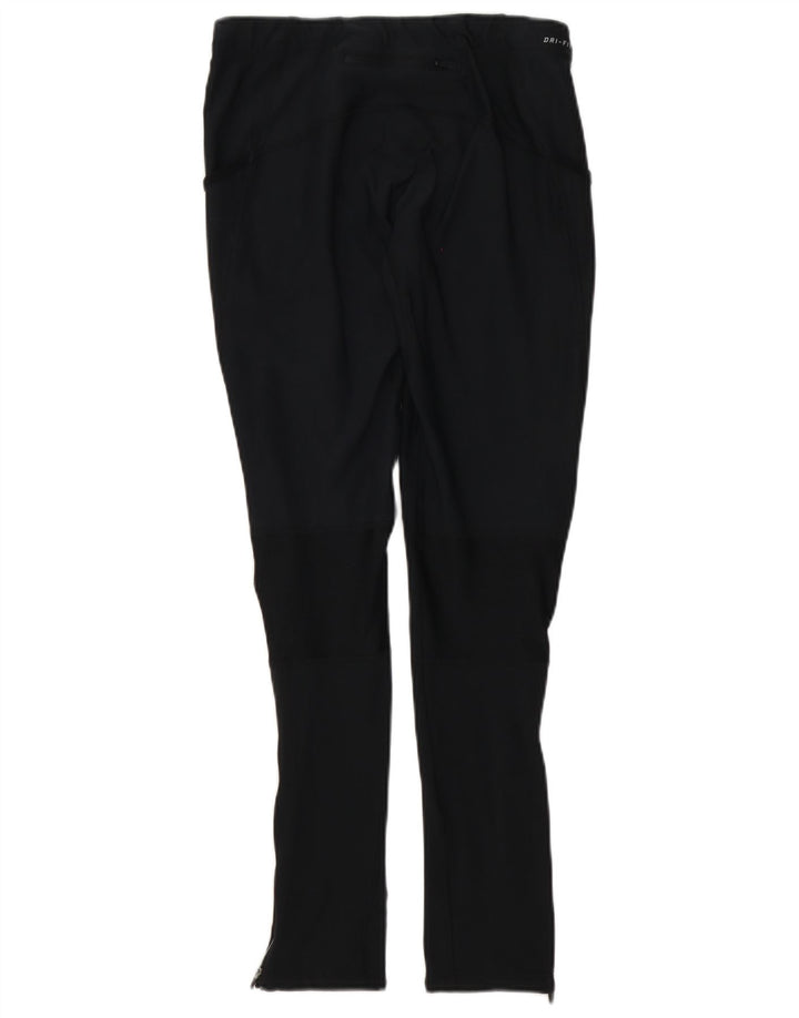 Nike Womens Running Leggings UK 14 Large Black Polyester