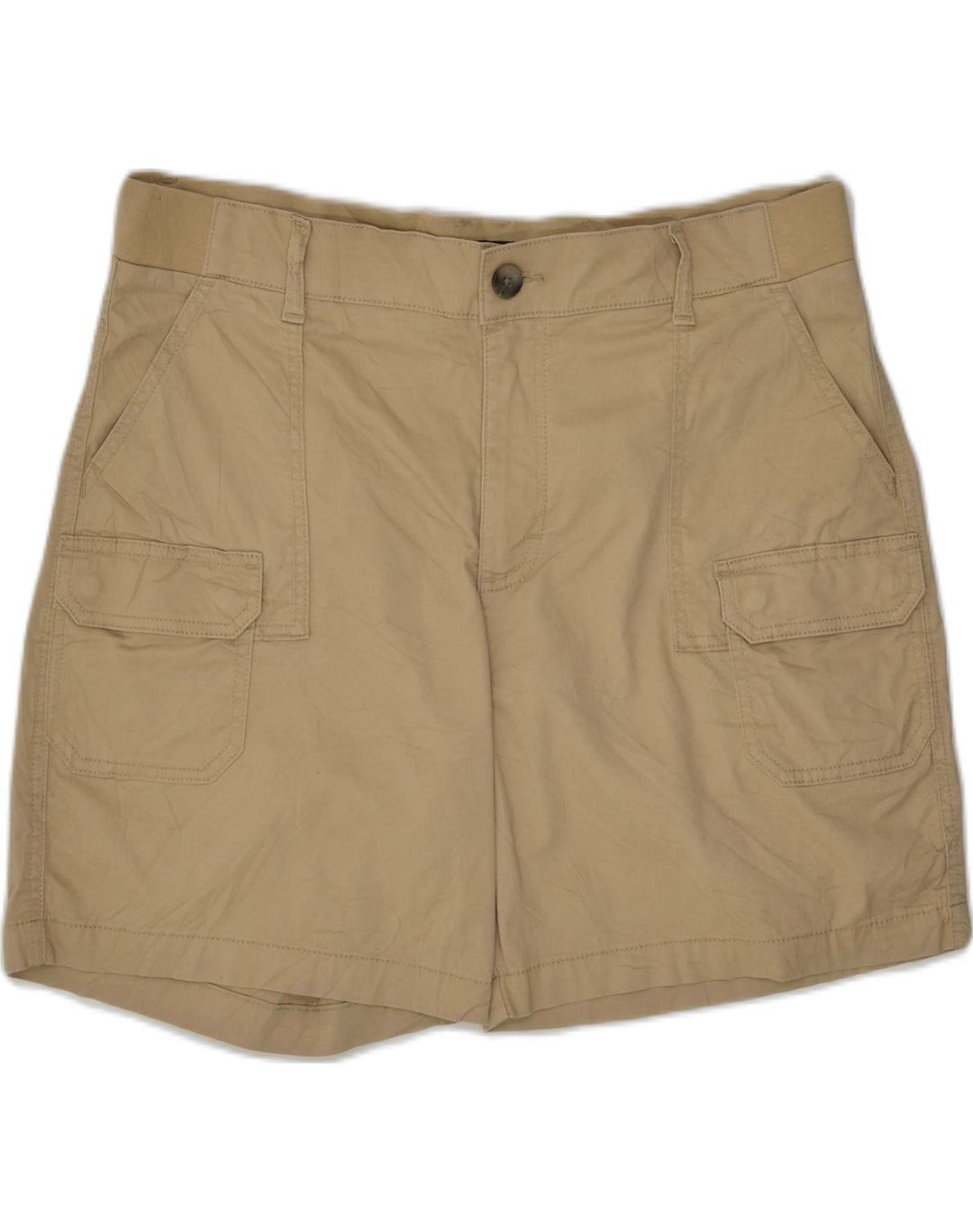 LEE Womens Relaxed Fit Cargo Shorts W34 Large  Beige | Vintage Lee | Thrift | Second-Hand Lee | Used Clothing | Messina Hembry 