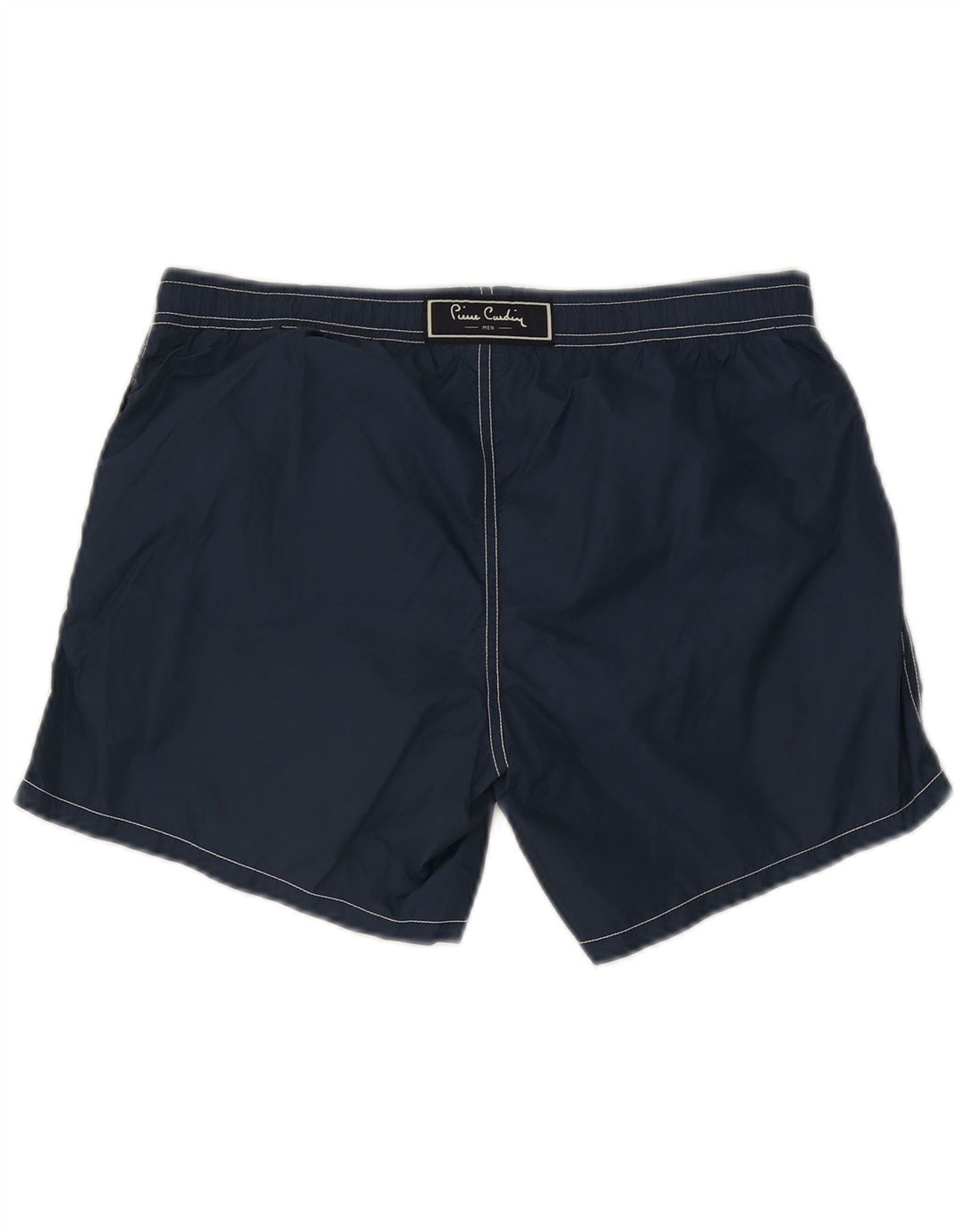 Pierre Cardin Mens Swimming Shorts Small Navy Blue Polyester