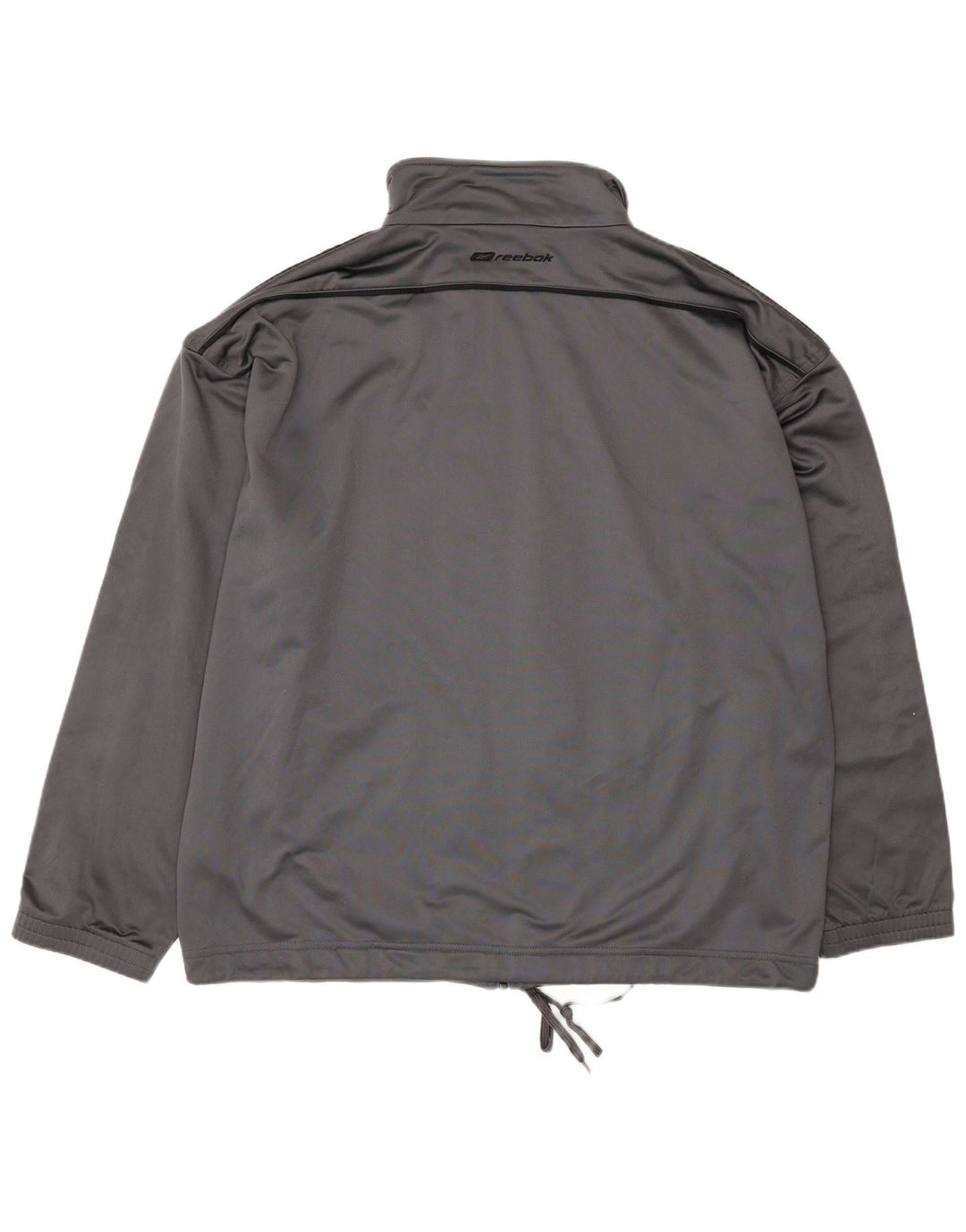 Reebok Mens Tracksuit Top Jacket Medium Grey Polyester