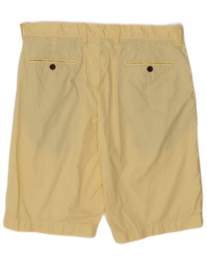 J. Crew Mens Chino Shorts W33 Medium Yellow Cotton