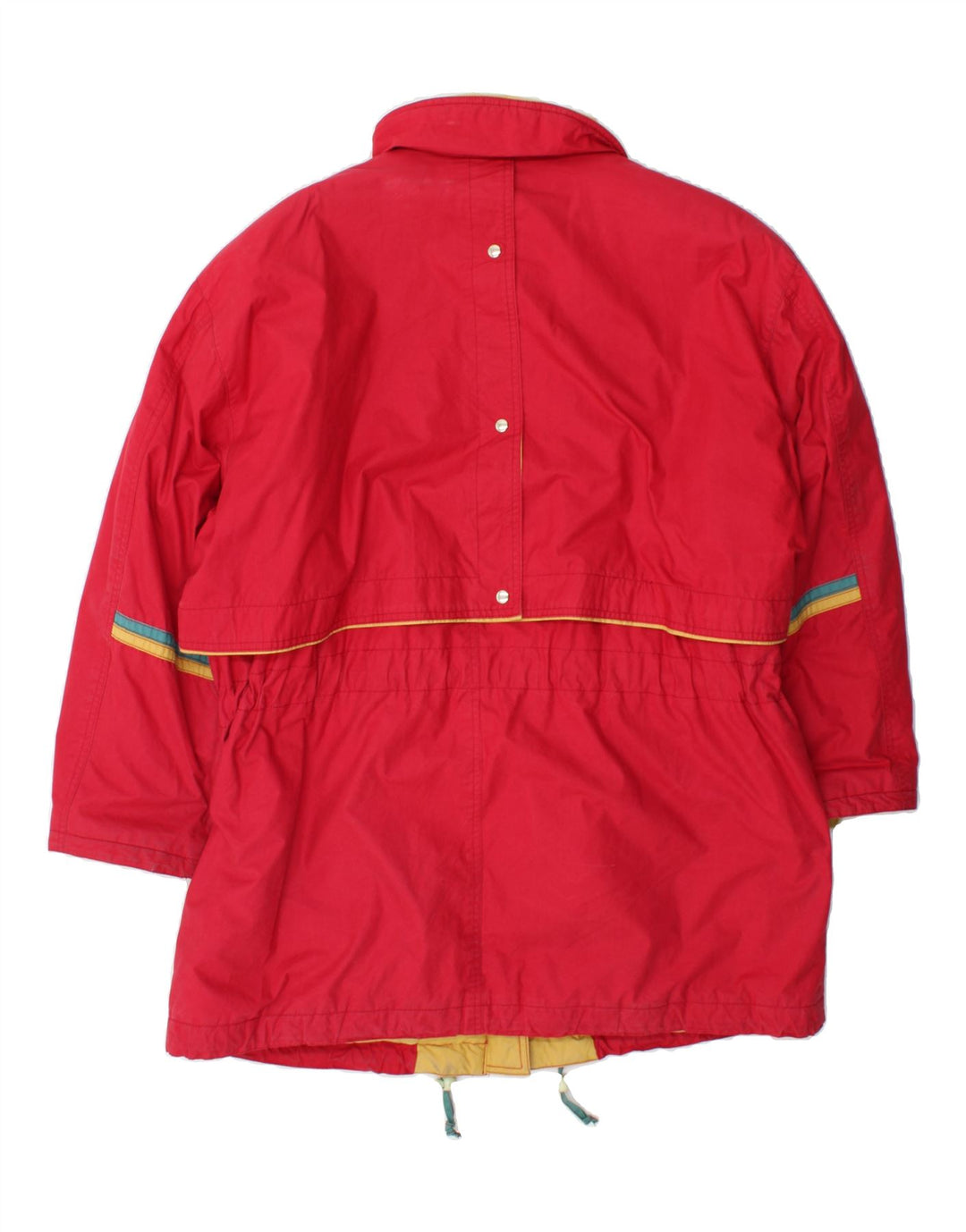 VINTAGE Womens Oversized Windbreaker Jacket UK 18 XL  Red Cotton Vintage Vintage and Second-Hand Vintage from Messina Hembry 