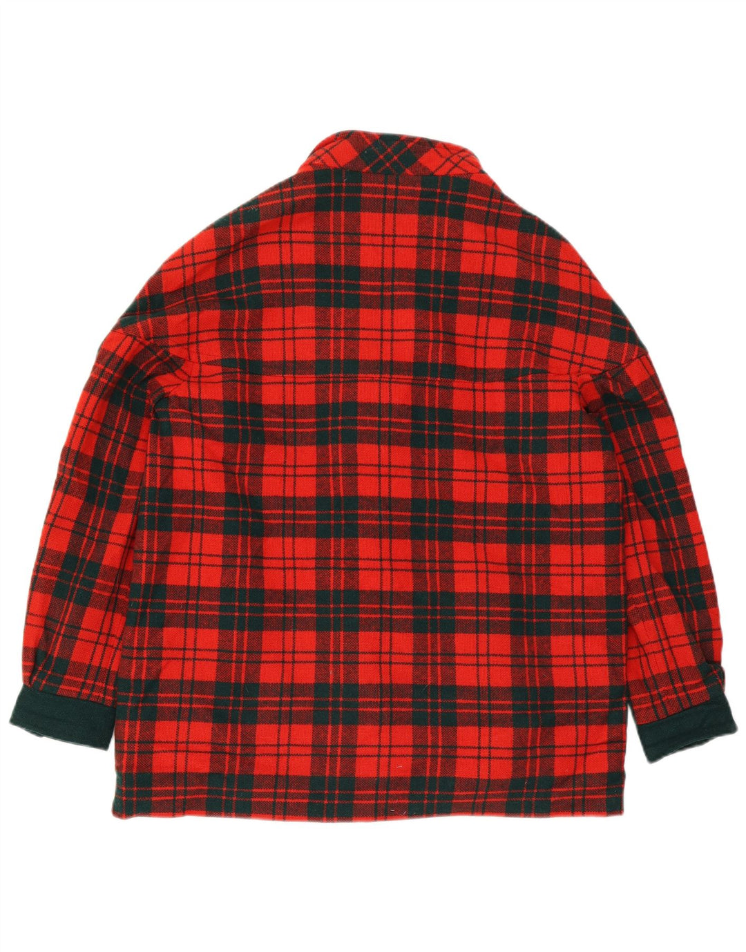 Branigan Womens Overcoat UK 18 XL Red Plaid Wool