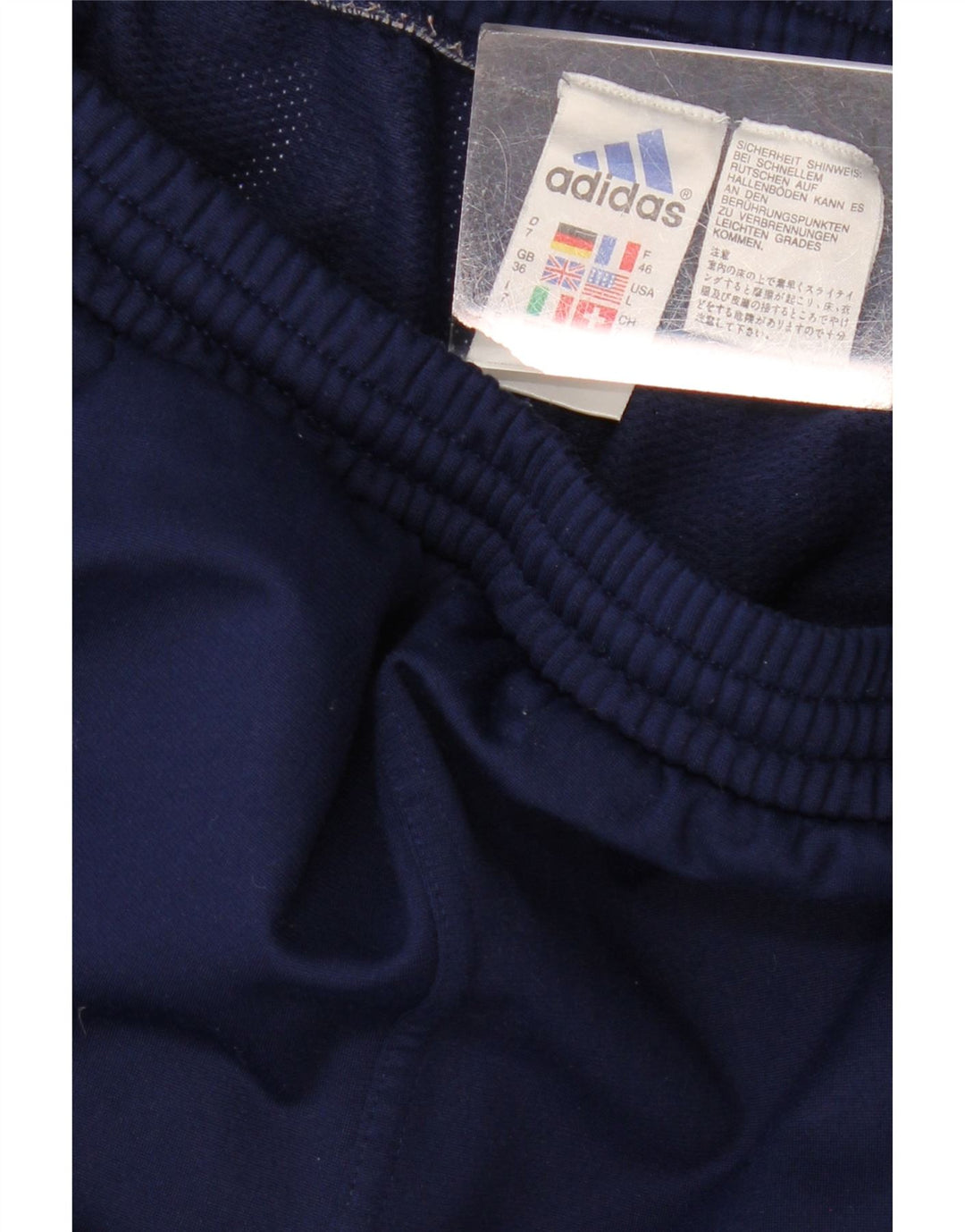 ADIDAS Mens Sport Shorts Large  Navy Blue Polyester