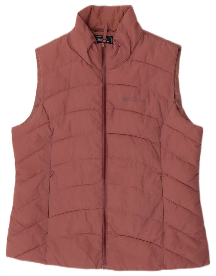 Mountain Warehouse Womens Sleeveless Rain Jacket UK 16 Large Pink Polyester