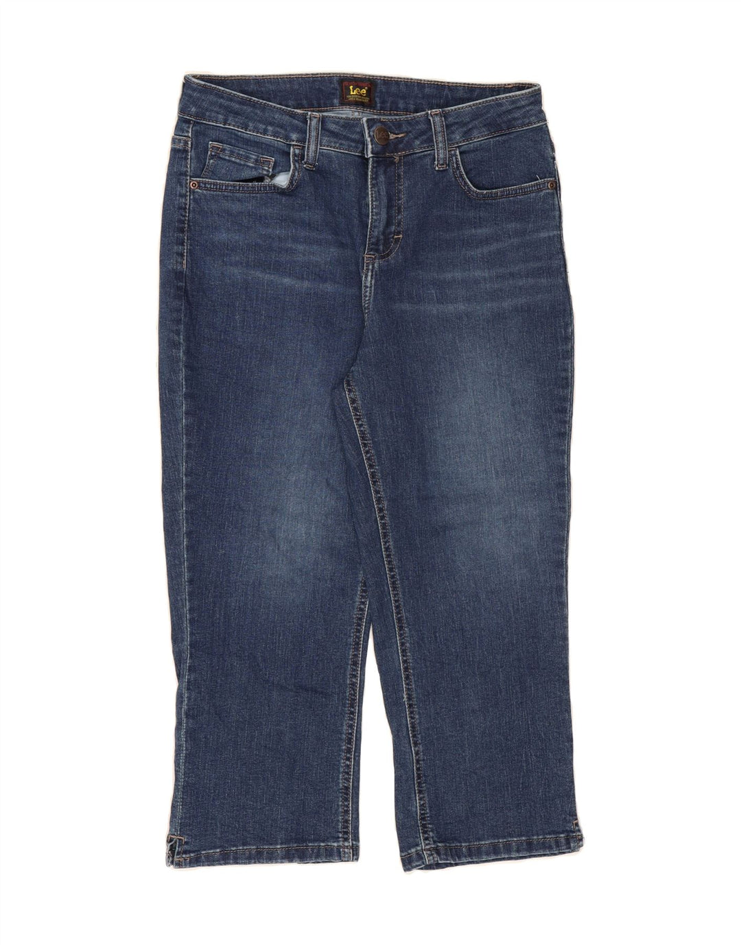LEE Womens Capri Jeans W30 L21 Blue Cotton Vintage Lee and Second-Hand Lee from Messina Hembry 