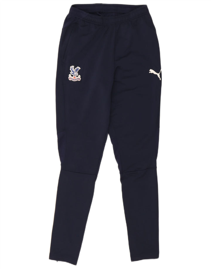 Puma Mens Crystal Palace F.C. Tracksuit Trousers Small Navy Blue Polyester