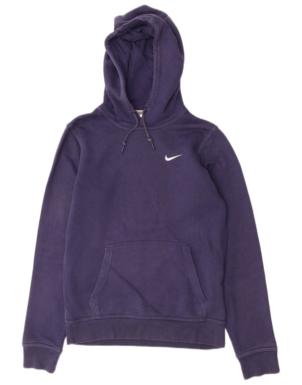Nike Mens Hoodie Jumper Small Navy Blue Cotton