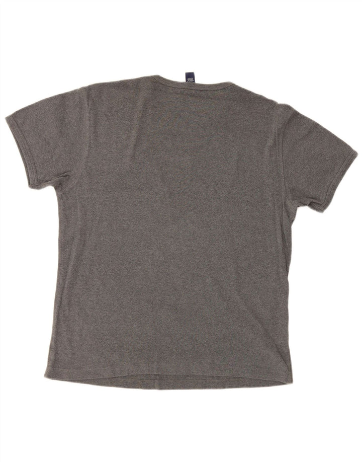 Gap Mens T-Shirt Top XL Grey Cotton