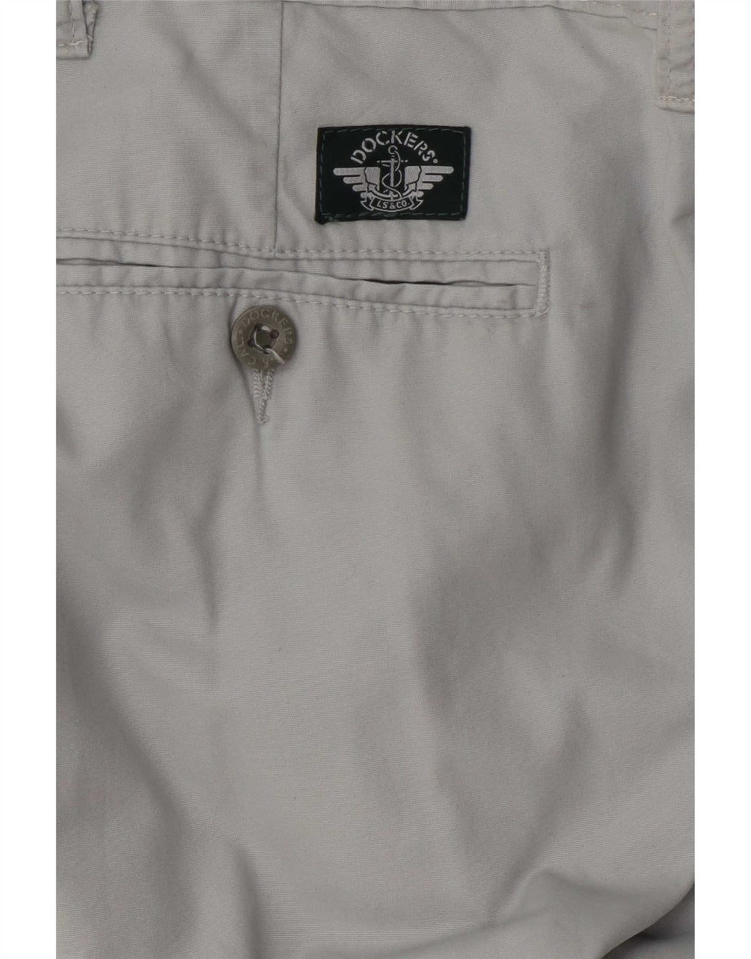 Dockers Mens Pegged Chino Trousers W42 L29 Grey