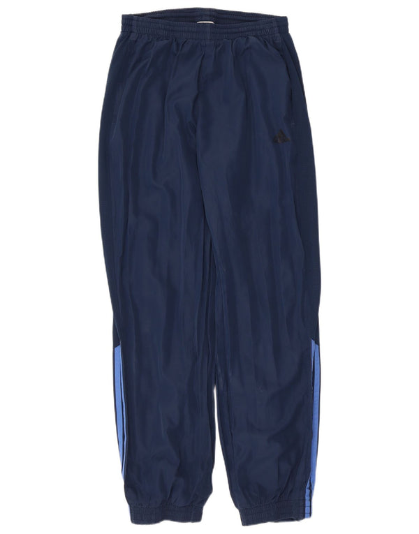 Adidas Mens Tracksuit Trousers Joggers Medium  Navy Blue Polyester
