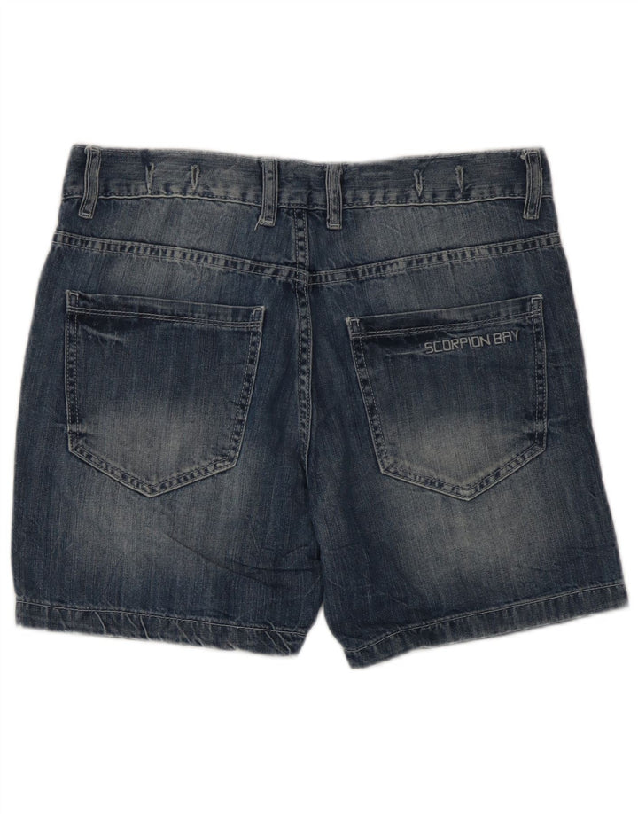 Scorpion Bay Mens Denim Shorts W30 Medium Blue Cotton