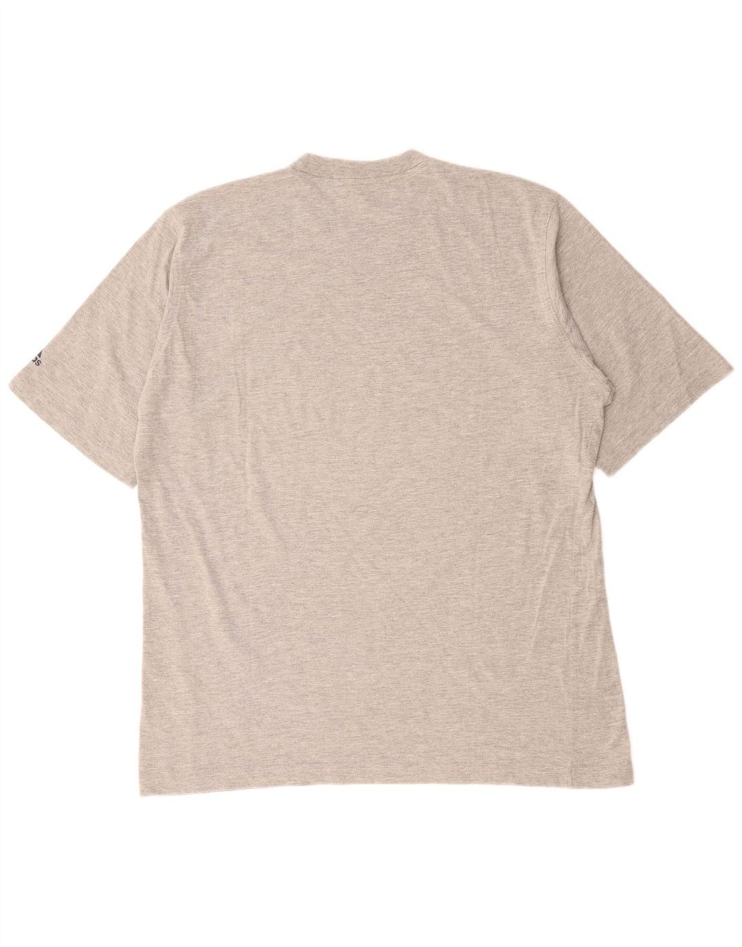 ADIDAS Mens T-Shirt Top UK 44/46 XL Grey Cotton