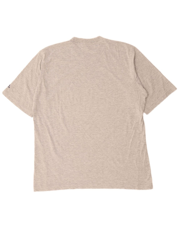 ADIDAS Mens T-Shirt Top UK 44/46 XL Grey Cotton