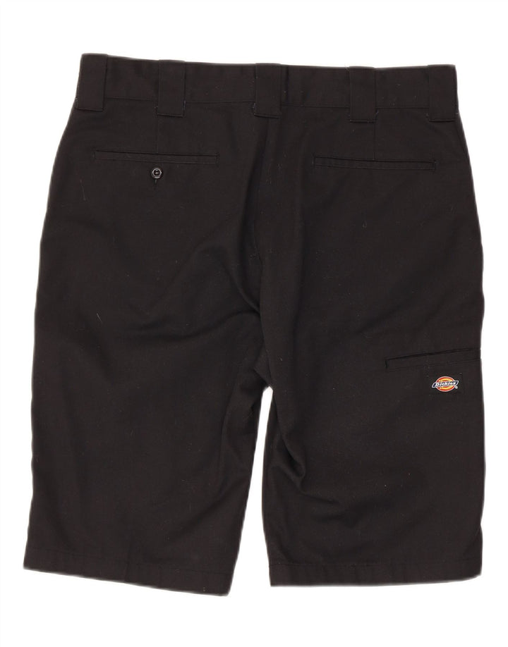 Dickies Mens Slim Fit Chino Shorts W34 Large Black Polyester