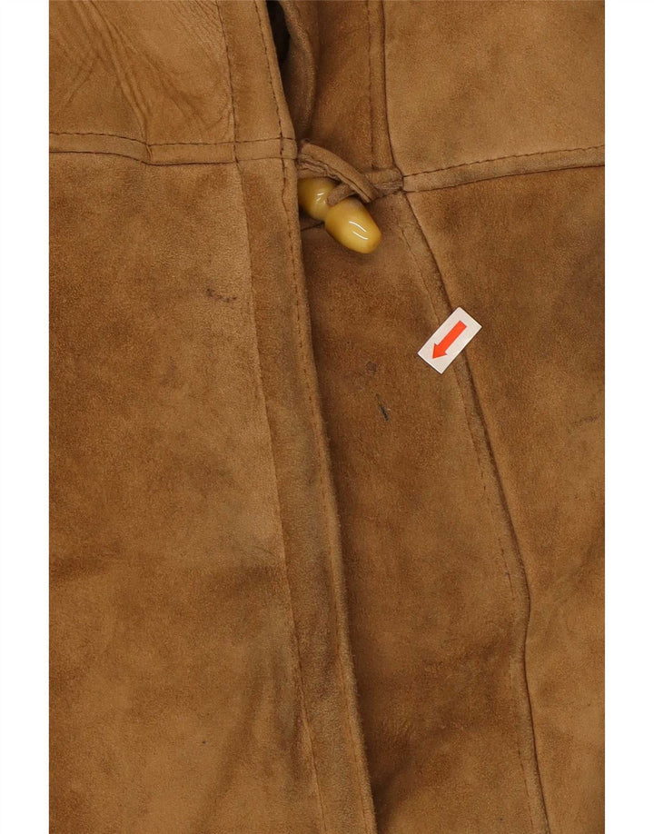 Lorenz Womens Shearling Coat IT 42 Medium Brown