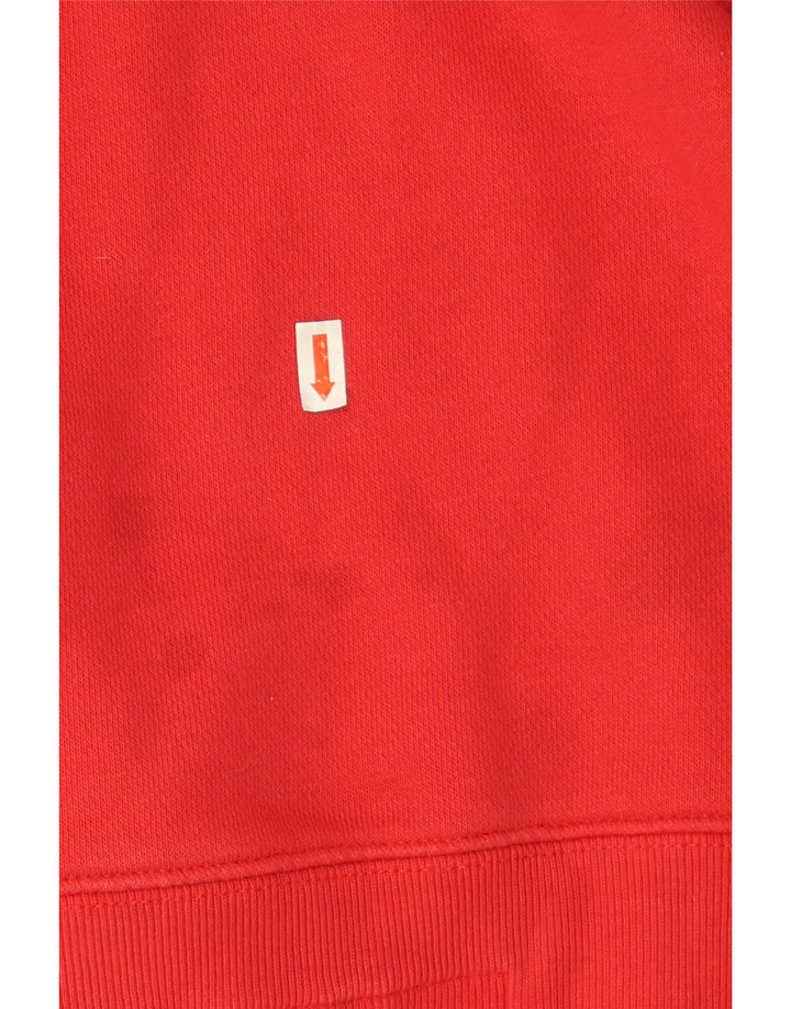 Champion Mens Graphic Sweatshirt Jumper Large Red Cotton