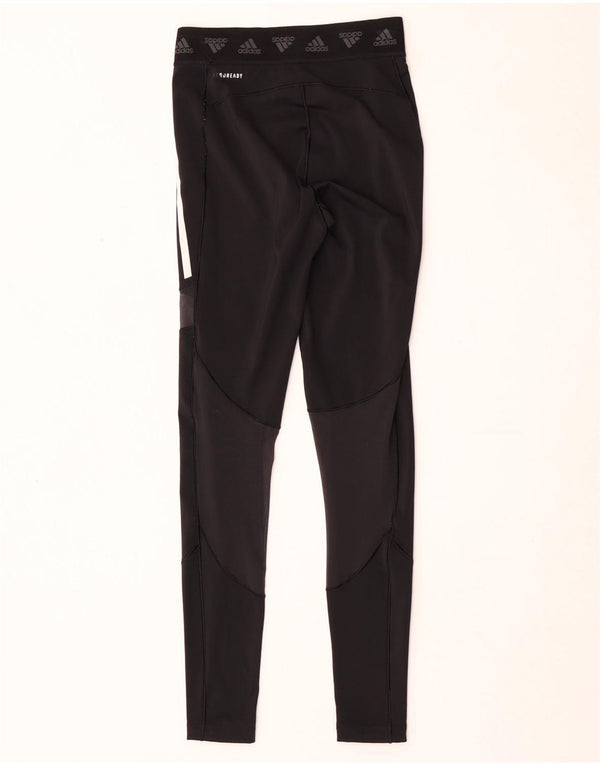 Adidas Womens Aeroready Graphic Leggings UK 8/10 Small Black