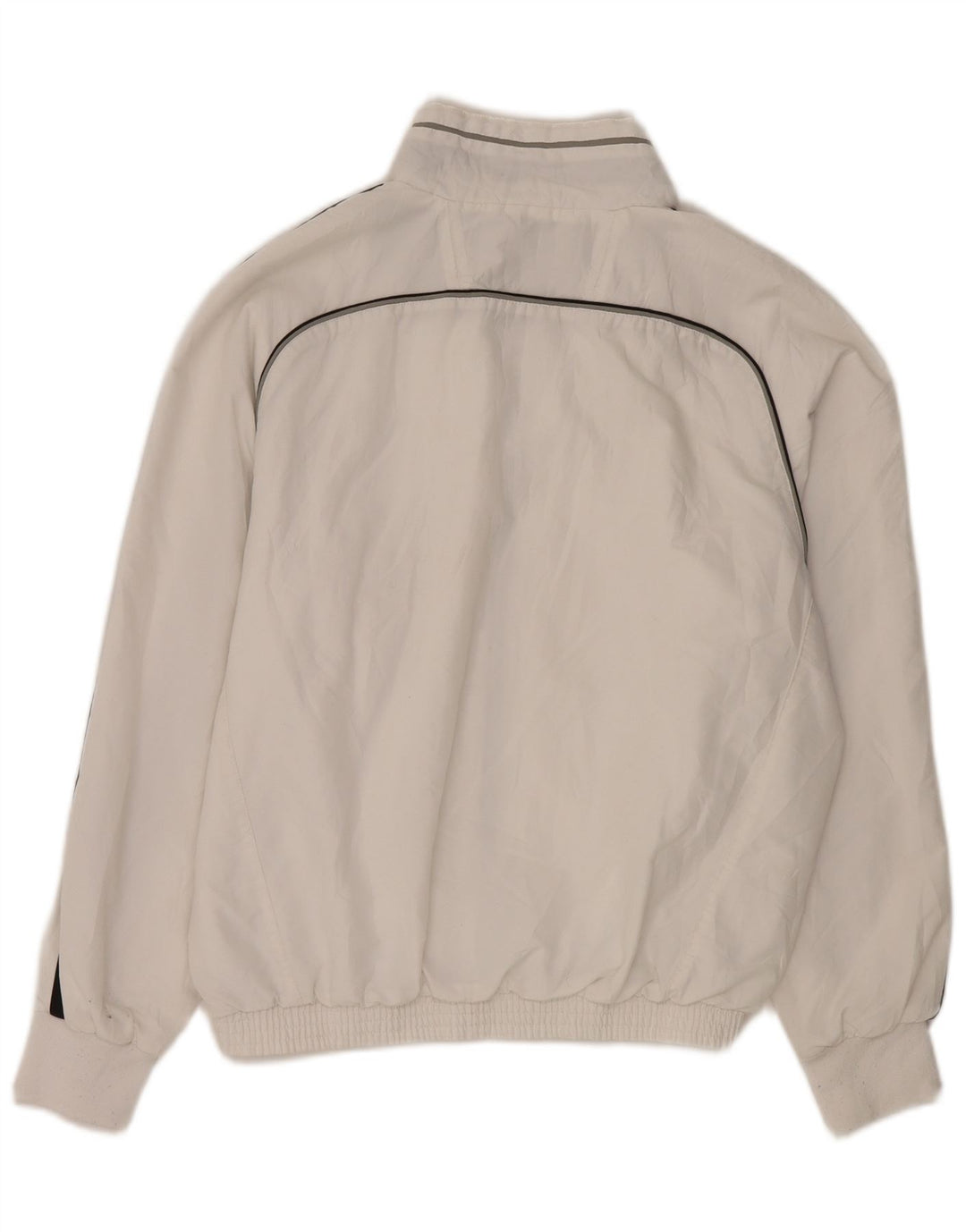 Champion Mens Tracksuit Top Jacket Medium White Polyester
