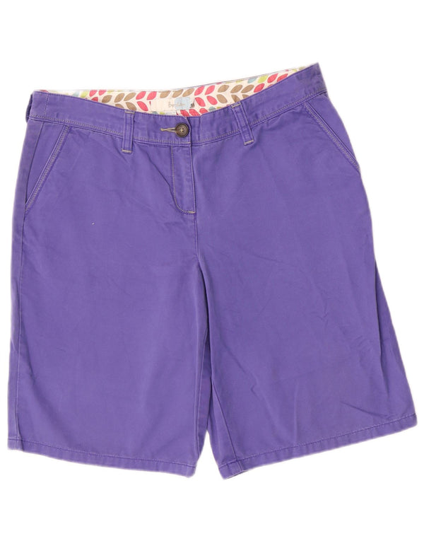 Boden Womens Chino Shorts UK 14 Large W32  Purple Cotton