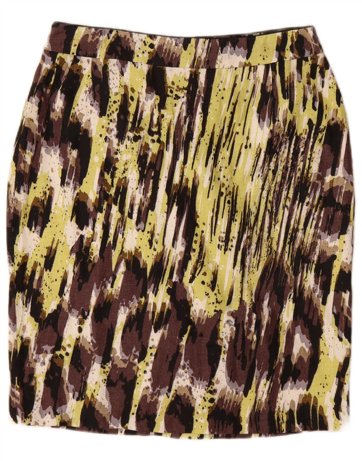 Marks & Spencer Womens Pencil Skirt UK 8 Small W27 Multicoloured