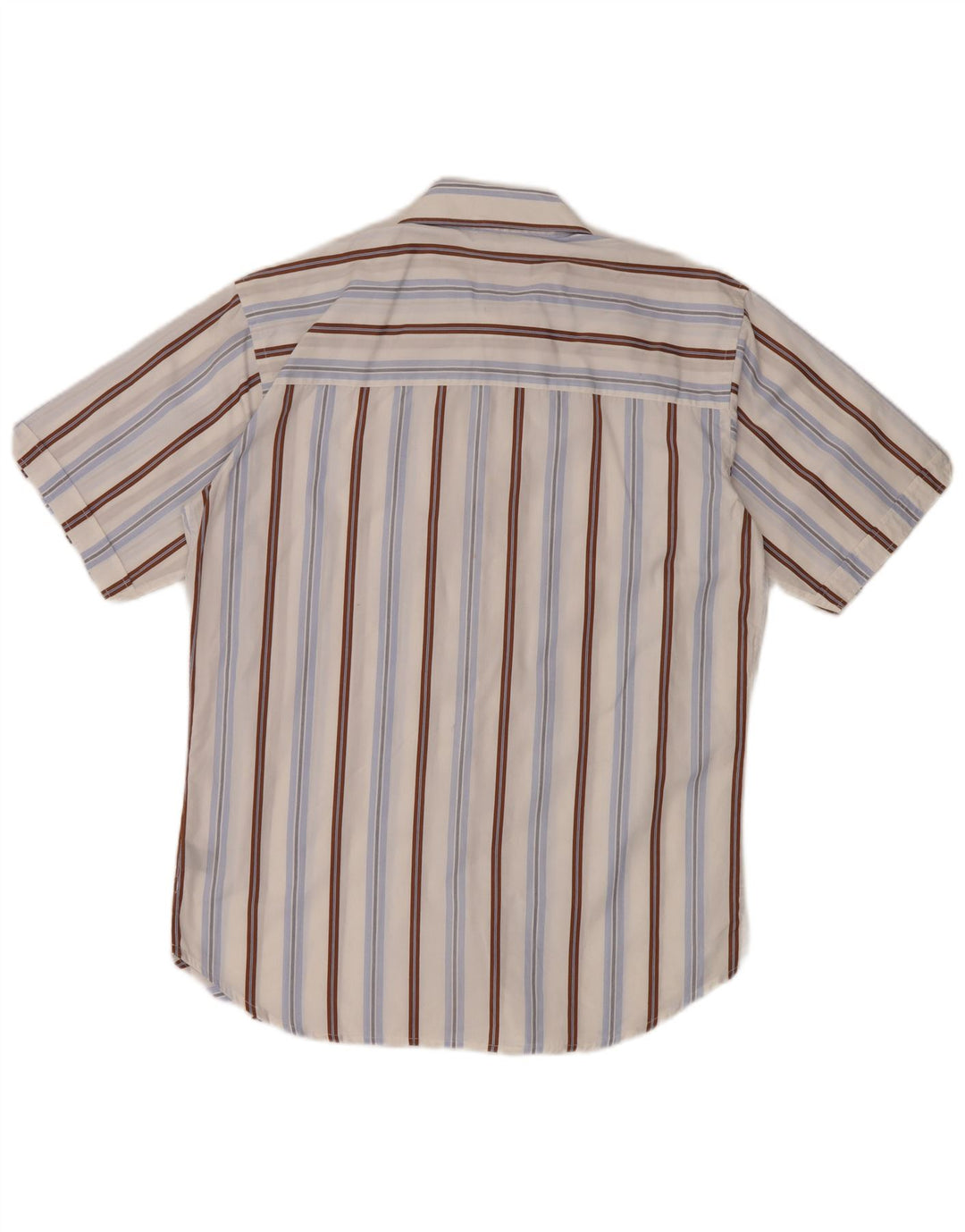 PIERRE CARDIN Mens Short Sleeve Shirt Medium Multicoloured Striped