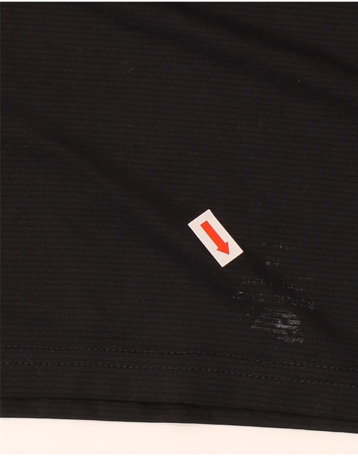 NEW BALANCE Mens T-Shirt Top Medium Black Polyester