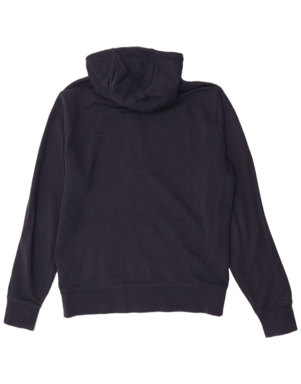 Tommy Hilfiger Mens Hooded Regular Fit Zip Hoodie Sweater Large Navy Blue