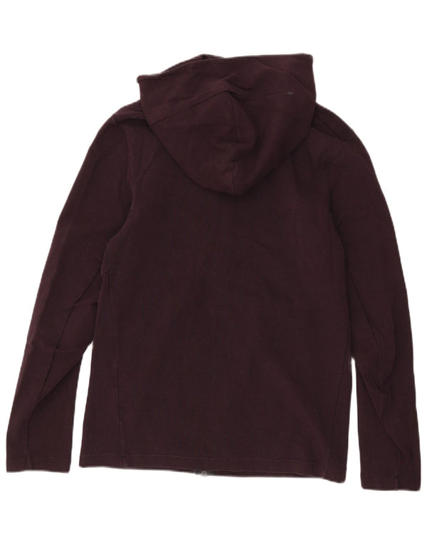 Nike Mens Zip Hoodie Sweater XS Burgundy Cotton