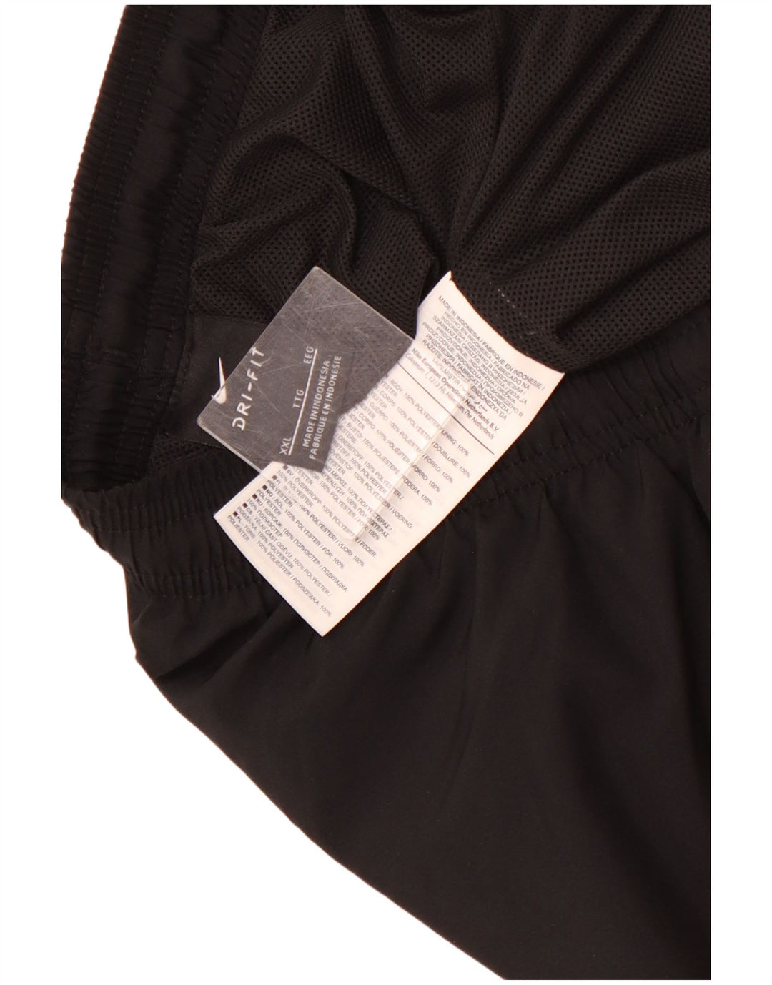 NIKE Mens Dri Fit Tracksuit Trousers Joggers 2XL  Black Polyester