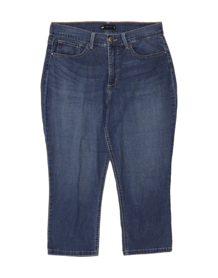 LEE Womens Easy Fit Capri Jeans W32 L21 Blue Cotton Vintage Lee and Second-Hand Lee from Messina Hembry 