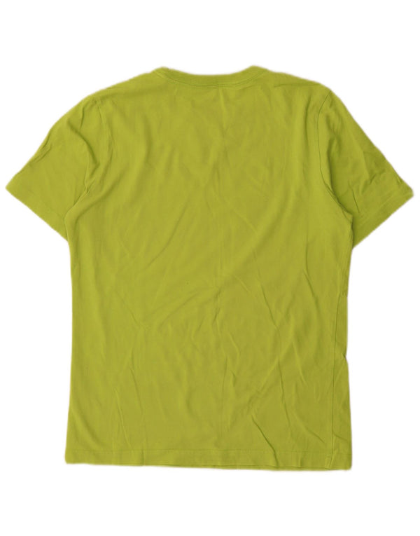 Adidas Boys Graphic T-Shirt Top 13-14 Years Green Cotton