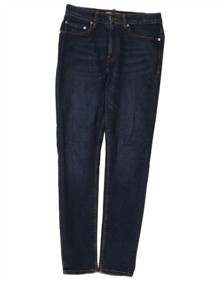 Zara Mens Slim Jeans EU 38 Medium W30 L31 Blue Cotton