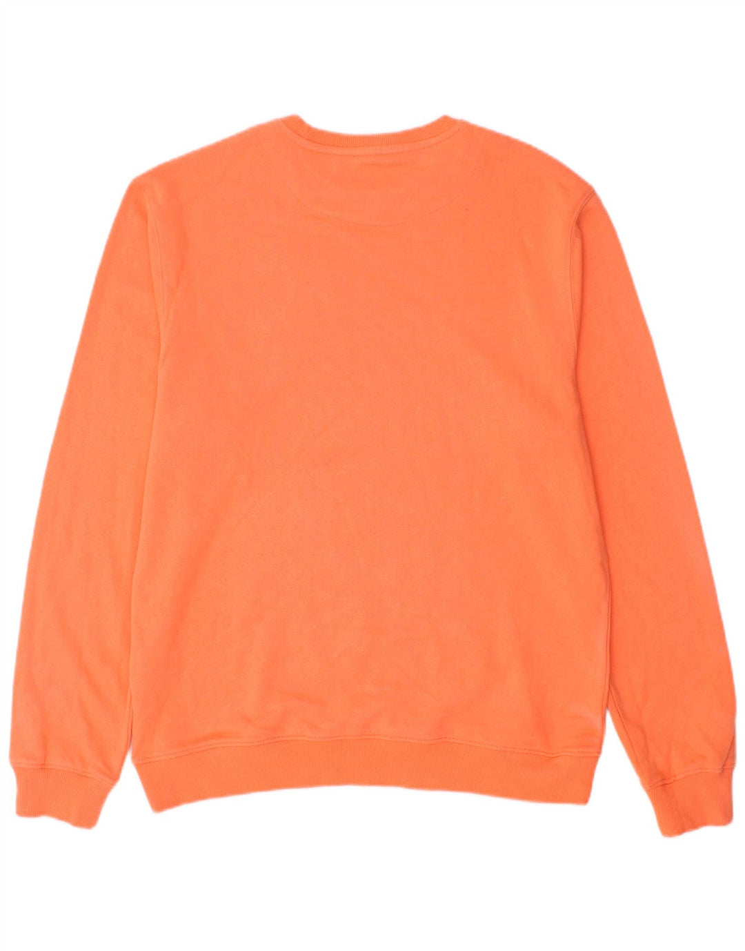 Blend Mens Sweatshirt Jumper Medium Orange Tie Dye Cotton