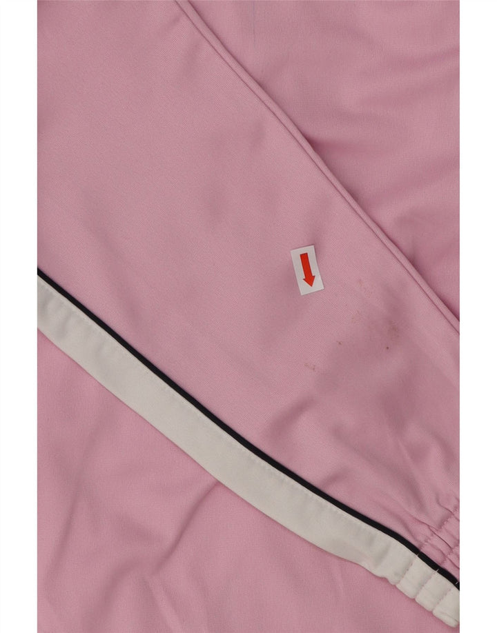 CHAMPION Girls Tracksuit Top Jacket 9-10 Years Medium  Pink Colourblock