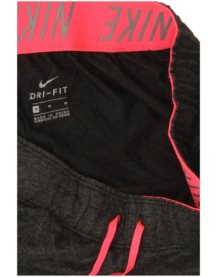Nike Womens Dri Fit Sport Shorts UK 14 Medium  Grey Polyester