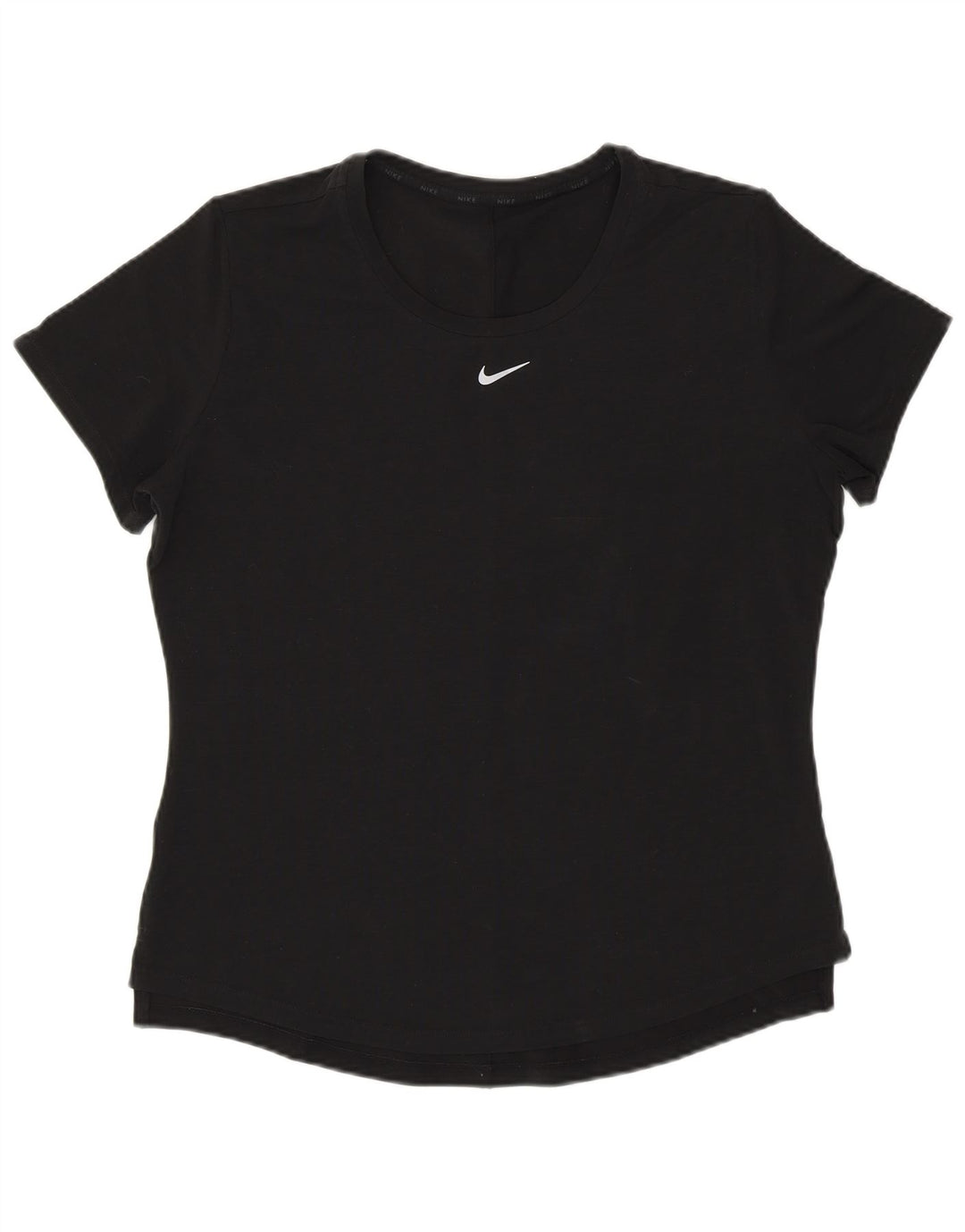 Nike Womens T-Shirt Top UK 12 Medium Black