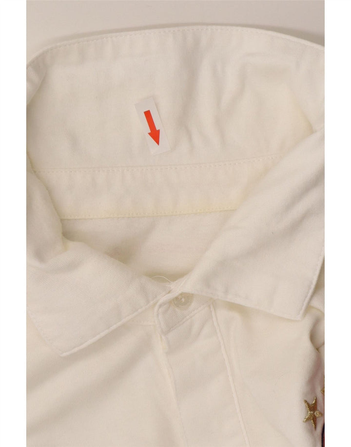 ADIDAS Mens FC Bayern Munchen Polo Shirt XL White Colourblock Cotton