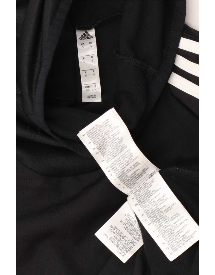 Adidas Mens Climawarm Pullover Tracksuit Top Small Black Polyester