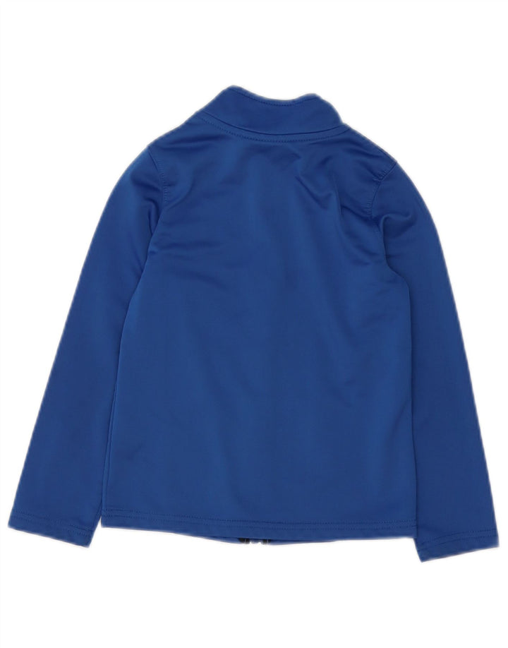 Under Armour Boys Tracksuit Top Jacket 4-5 Years Blue Polyester