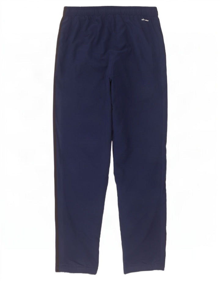 Adidas Mens Climalite Tracksuit Trousers Large Navy Blue Polyester